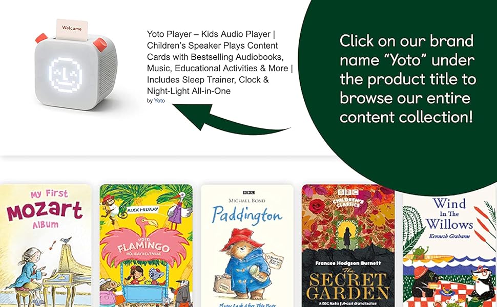 Yoto Disney Pixar Audio Collection 6 Kids Audiobook Story