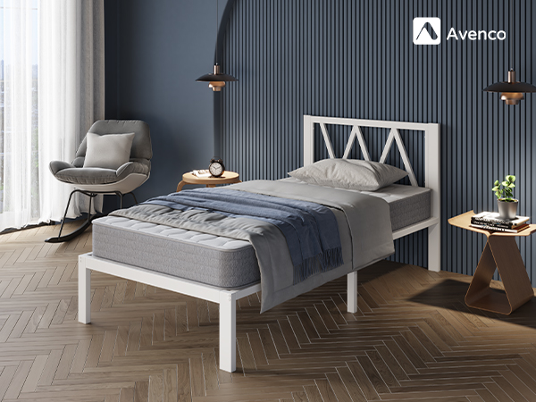 THE PERFECT BOX 11L ホワイト　T-PROFESSIONAL Amazon.com: Avenco 14 Inch Twin Bed Frame with Headboard