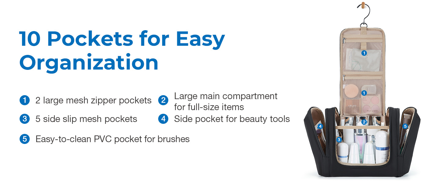 hanging toiletry bag