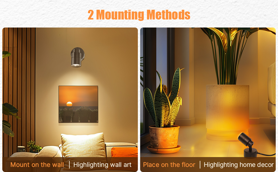 spot lights indoor mounting
