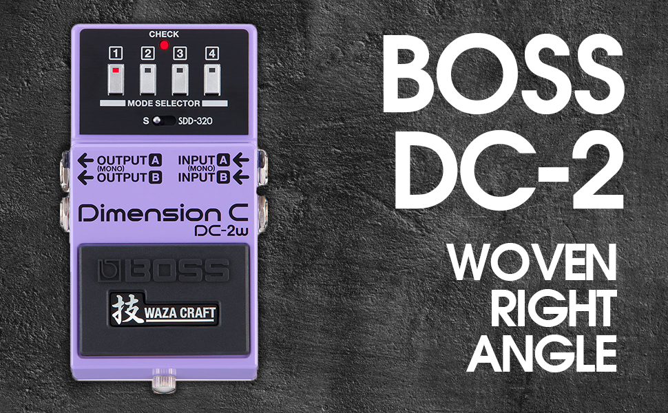 Amazon.com: Boss DC-2W Dimension C Pedal Bundle w/ 2-Pack