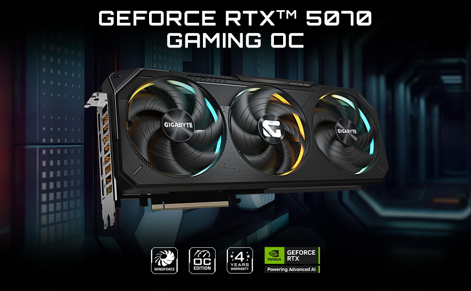 Amazon.com: GIGABYTE GeForce RTX 5070 Gaming OC 12G Graphics