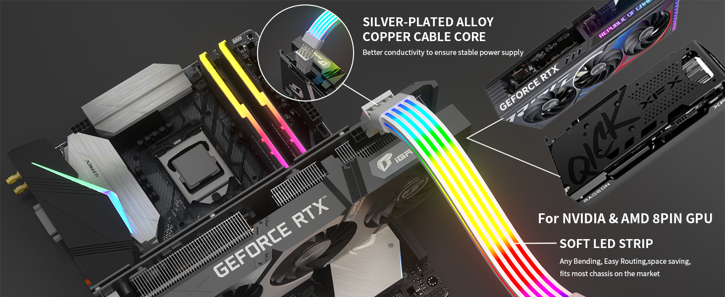 for 8pin pcie cable GPU