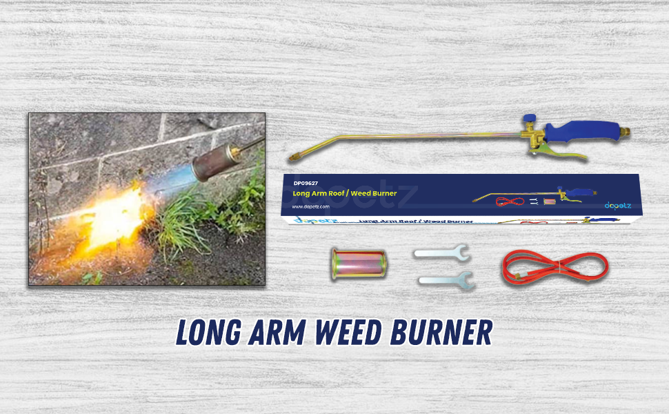 Dapetz ® Long Arm Propane Butane Gas Torch Wand Blowtorch Roofers