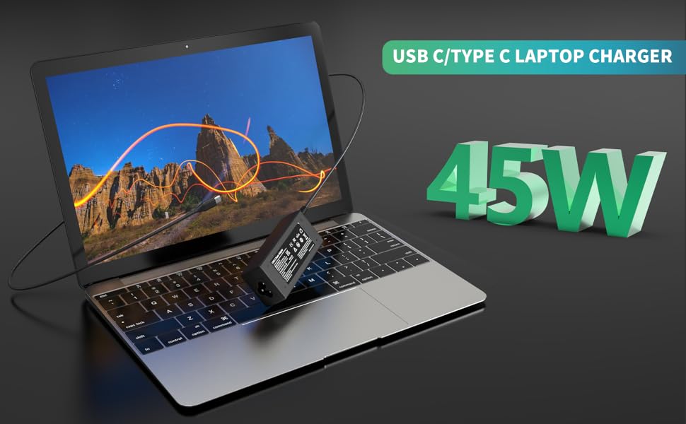 45W USB C Laptop Charger