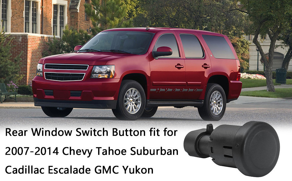Rear Liftgate Window Glass Release Switch Button Compatible