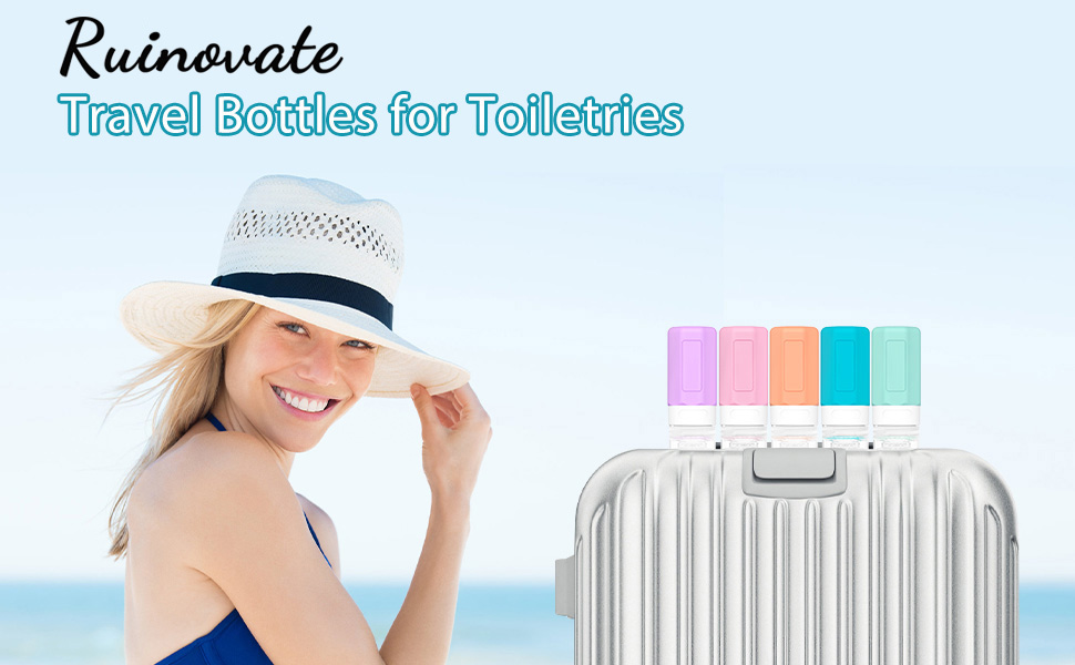 Ruinovate 2 oz travel bottles, travel essentials for your trip