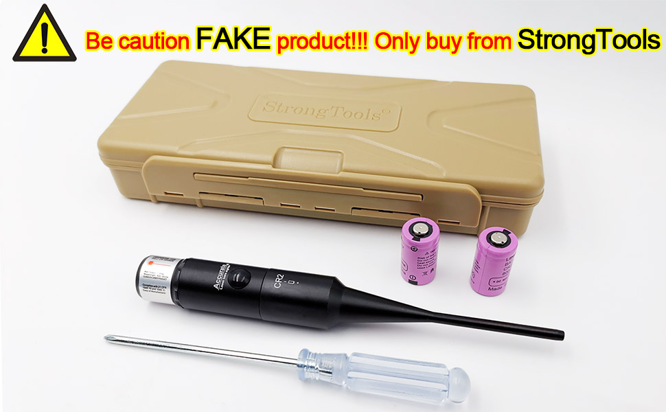 StrongTools Red/Green Laser BoreSighter 177 to .50 Caliber Rifle Scope