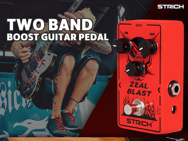 Amazon.com: STRICH ZEAL BLAST Boost Guitar Pedal, Enhance Your