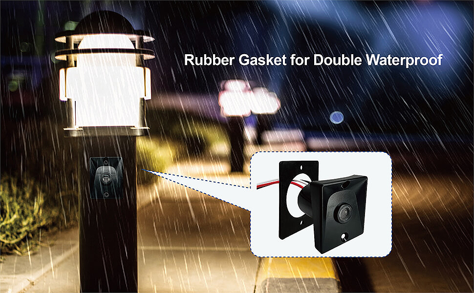 ZILLSEA Photocell Light Sensor for Outdoor Lighting, Dusk to Dawn