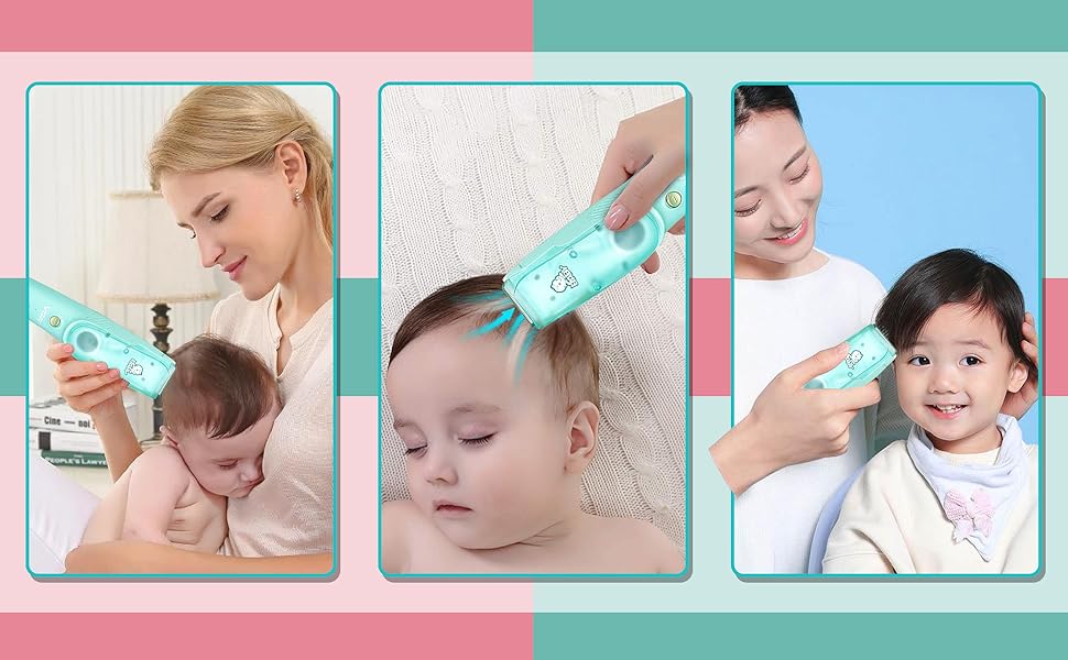 VGR V-151 Cortapelos Aspirador Bebé Cuchillas Cerámicas