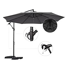 Parasol Déporté avec Manivelle