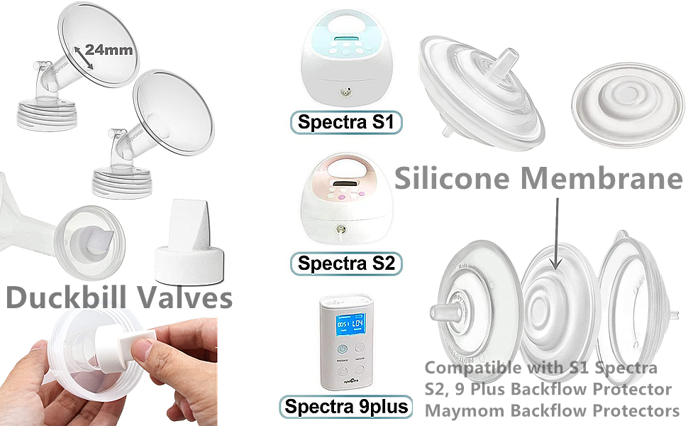 Mayyatt 6 Duckbill Valve, Works for Spectra S1 S2 S9