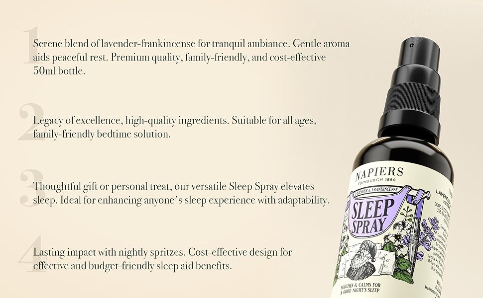 Napiers Herbal Sleep Spray Benefits