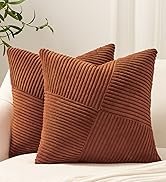 Fall boho terracotta pillow covers