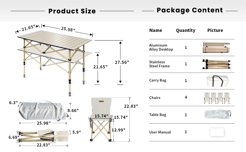 outdoor folding table