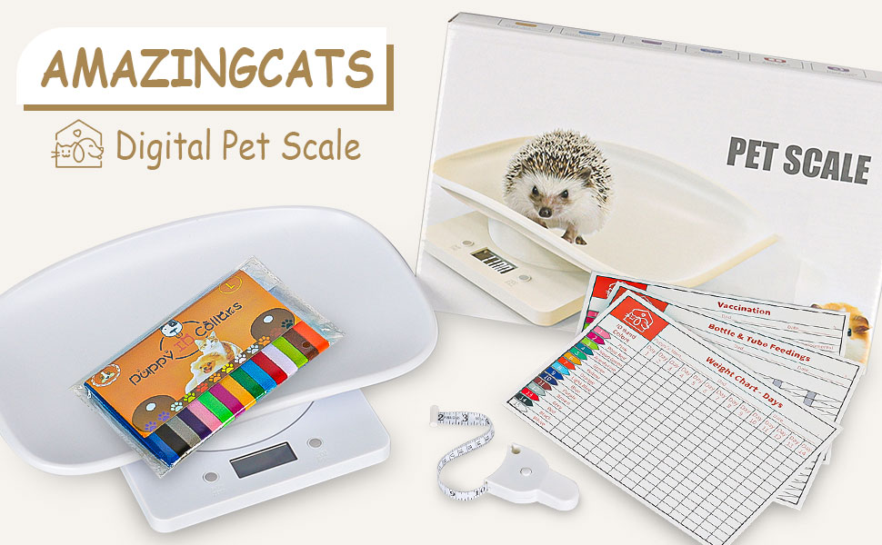 AMAZINGCATS Pet Scale, Puppy Scales for Weighing, Puppy