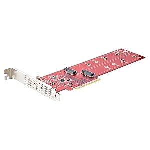 Amazon.co.jp: StarTech.com PCIe拡張カード／PCIe x8／2x M.2