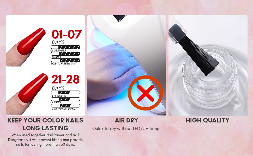 Makartt Nail Primer 15ML Natural Nail Dehydrator and Primer for Acrylic Nails Gel Polish