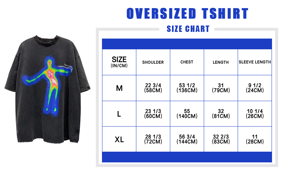 Aelfric Eden Mens Oversized T Shirts Tees Distorted Portrait