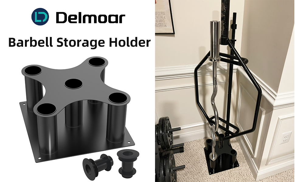 Barbell Holder Floor Stand Barbell Storage Rack Fit for 1