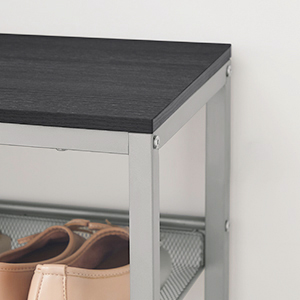 VASAGLE Schuhregal, 5-stöckiger Schuhschrank Offen, Schuhablage, 28 X 75 X 93 Cm, Große Oberfläche Für Taschen, Für Eingangsbereich, Flur, Schwarz-silbern Von SONGMICS SBL038E22 14 Robust und stabil