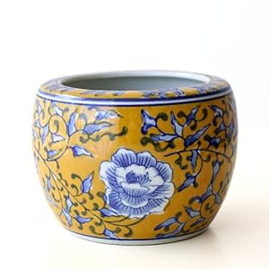 Amazon.co.jp: 鉢カバー 火鉢 陶器鉢 水鉢 陶器 睡蓮鉢 植木鉢