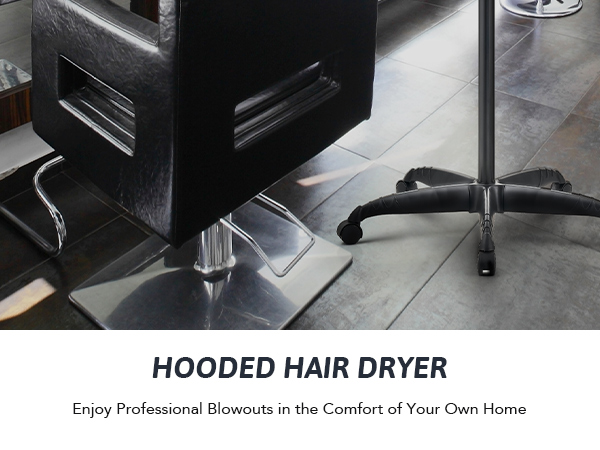 Adjustable Hooded Stand-Up Hair Bonnet Dryer