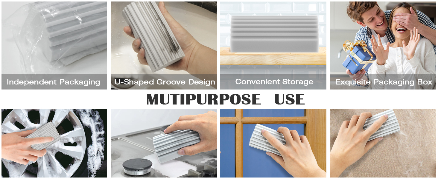 Cleaning Duster Sponge Damp Tool 4 Pack Shadowgallery