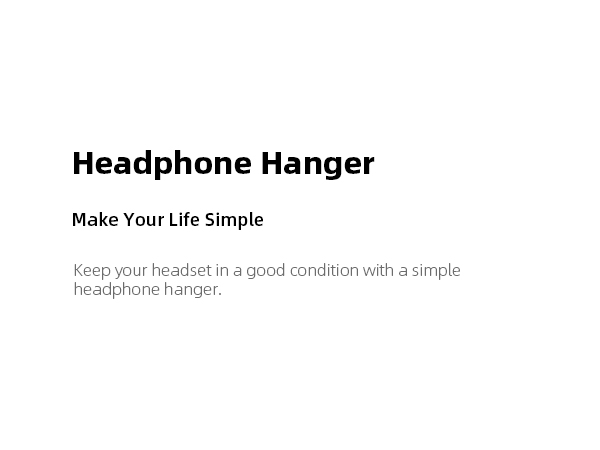 under desk headphone mount