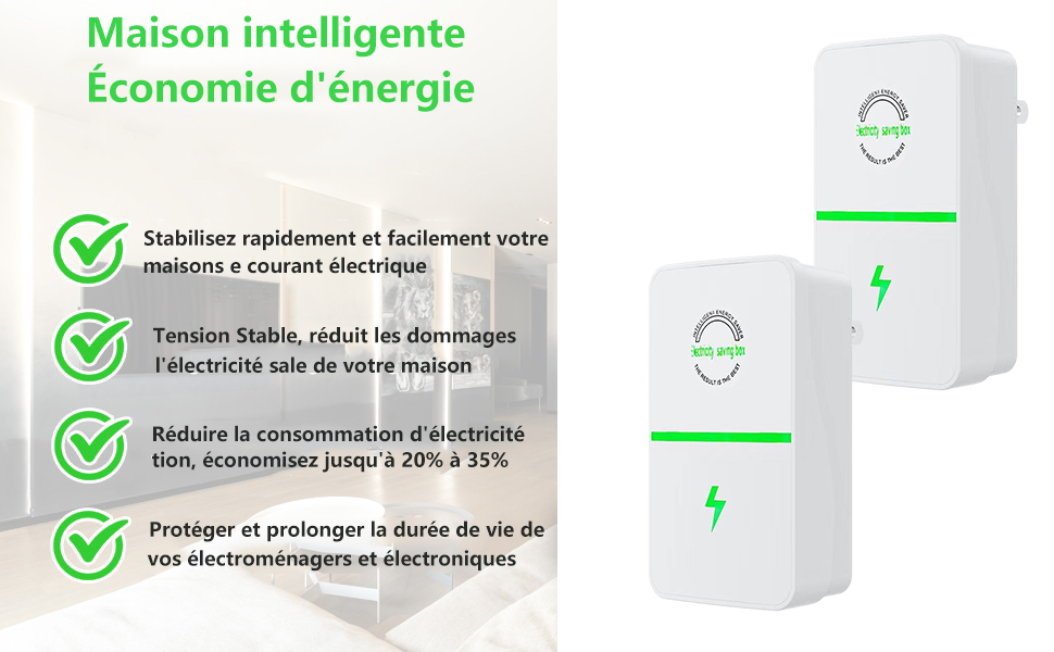 Économiseur d'électricité Économiseur D'Boîte Électrique Intelligente