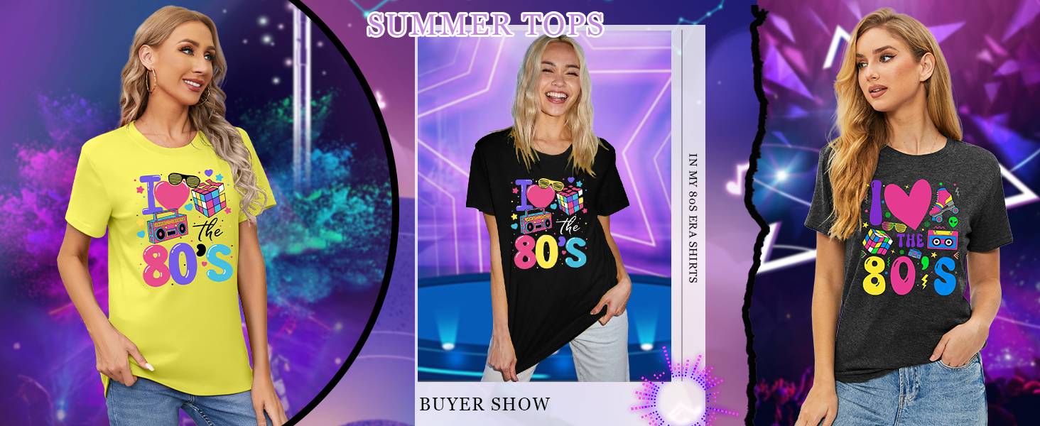 80s Shirts for Women