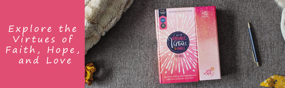 NIrV, Radiant Virtues Bible for Girls: A Beautiful Word Collection, Hardcover, Magnetic Closure