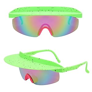 Visor Sunglasses Green violet Film