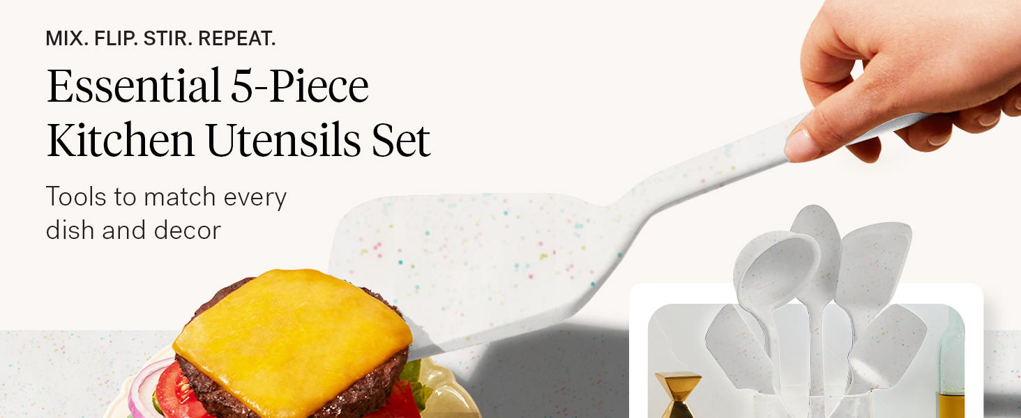 gir silicone kitchen utensils set silicone heat resistant cooking utensils spatula and spoon sets