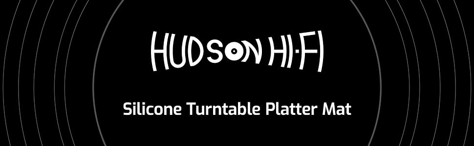 Hudson Hi-Fi Silicone Turntable Platter Mat