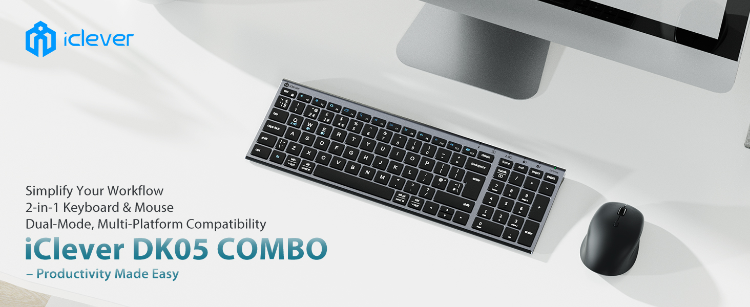 Wireless Keyboard and Mouse Set