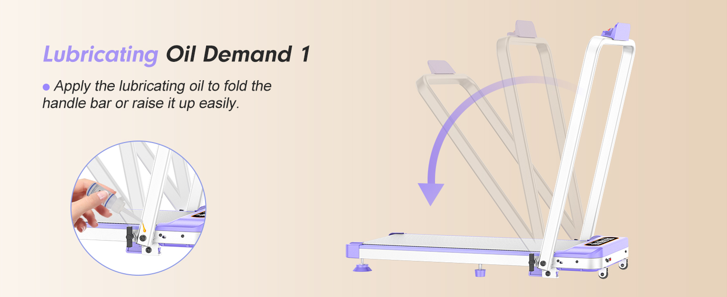 incline walking pad treadmill with handle bar for home