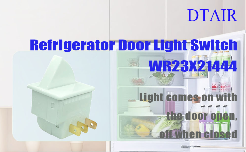 whirlpool refrigerator door light switch