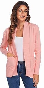 pink cardigan