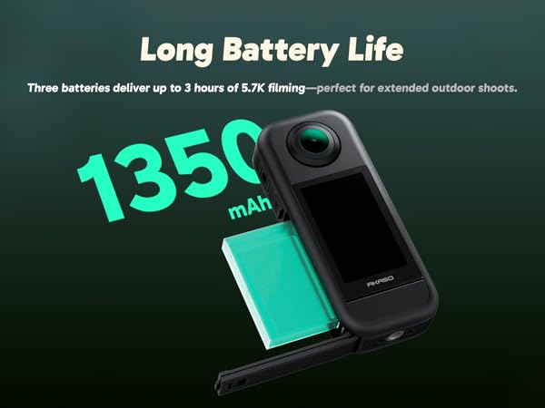 Amazon.com : AKASO 360 Weatherproof 360° Action Camera