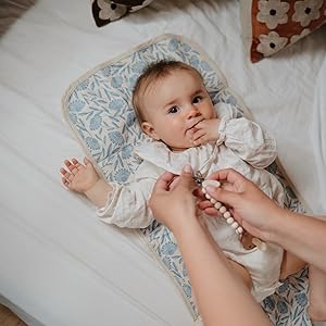 Baby on changing station