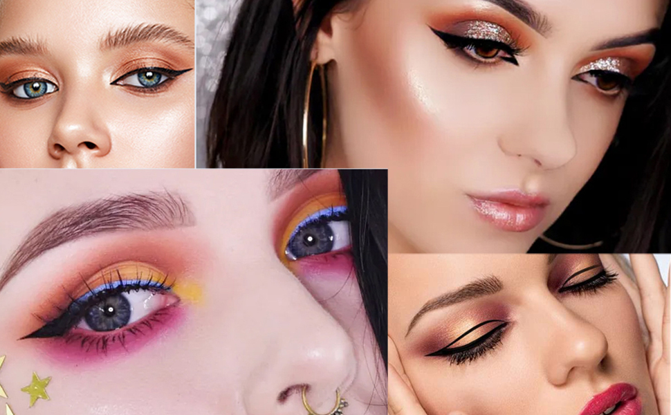 Unique design allows you to apply makeup easily