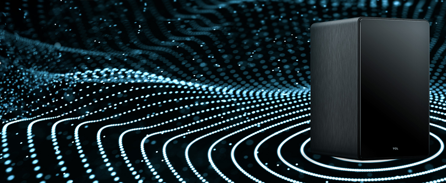 Wireless Subwoofer with 6.5” Driver and Bass Boost 