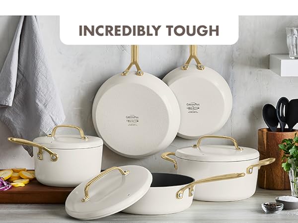 Amazon.com: GreenPan GP5 14 Piece Cookware Pots and Pans Set