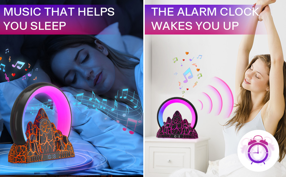  bluetooth alarm clock for bedroom