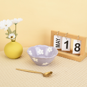 Purple Fresh Small Flower Bowl