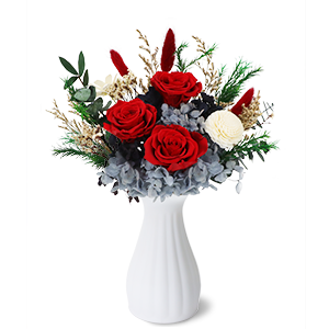 SENJWARM Preserved Flowers, Never Withering, Pink Bouquet