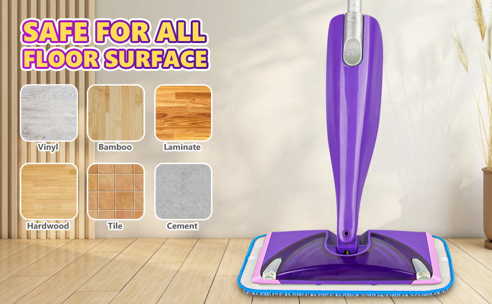 Reusable Mop Refill Pads for Flash Powermop, 6 PCS Mop Pads Machine