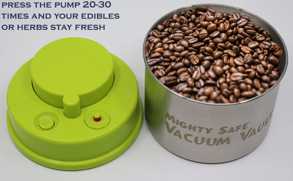 HI Mighty Safe Vacuum Vault Container, Vacuum Seal Air